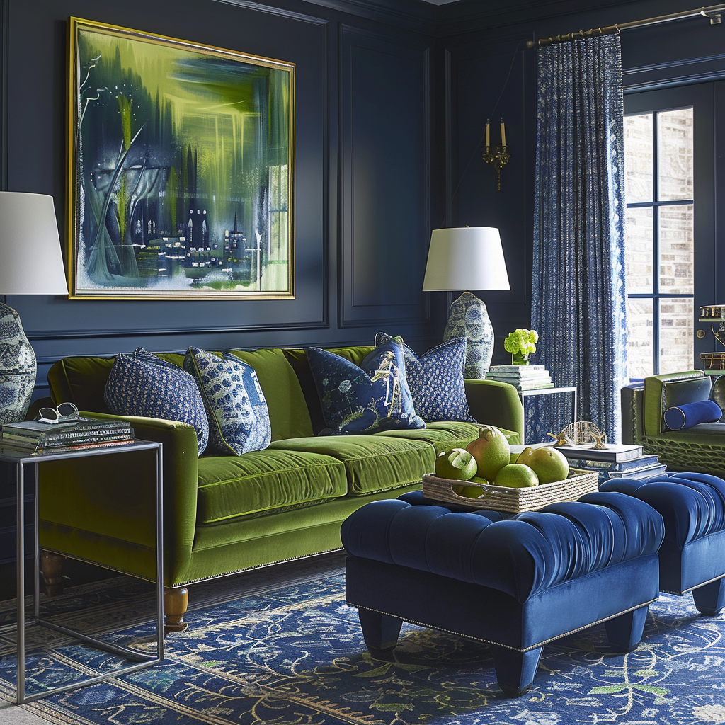 blue-and-green-living-room