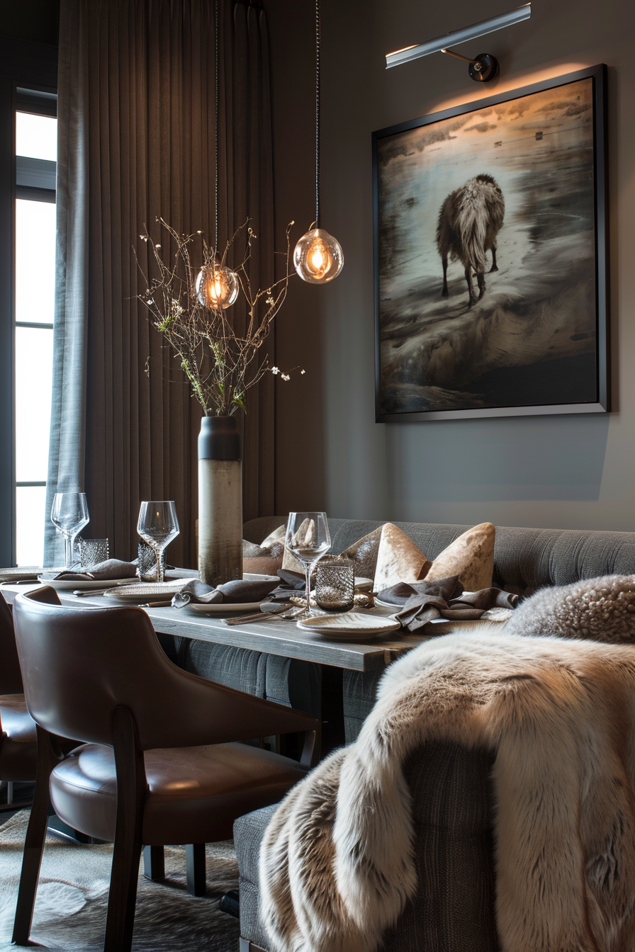 log-cabin-dining-room-ideas