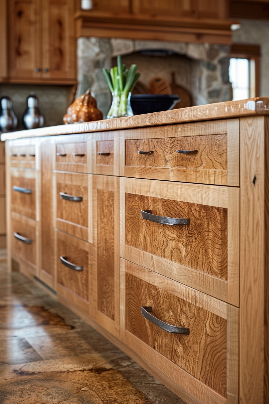 natural-wood-kitchen-cabinets