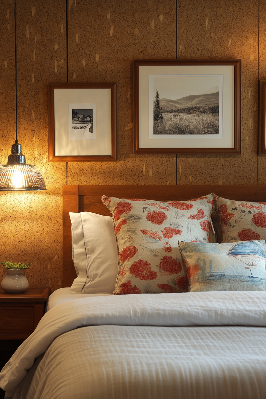 cork board ideas for bedroom