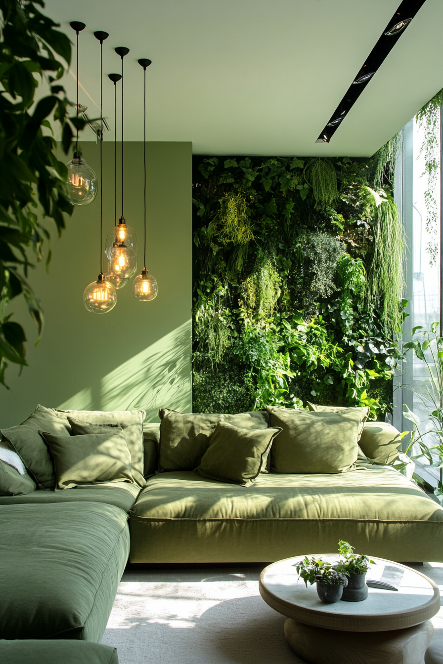 green-living-room-decor