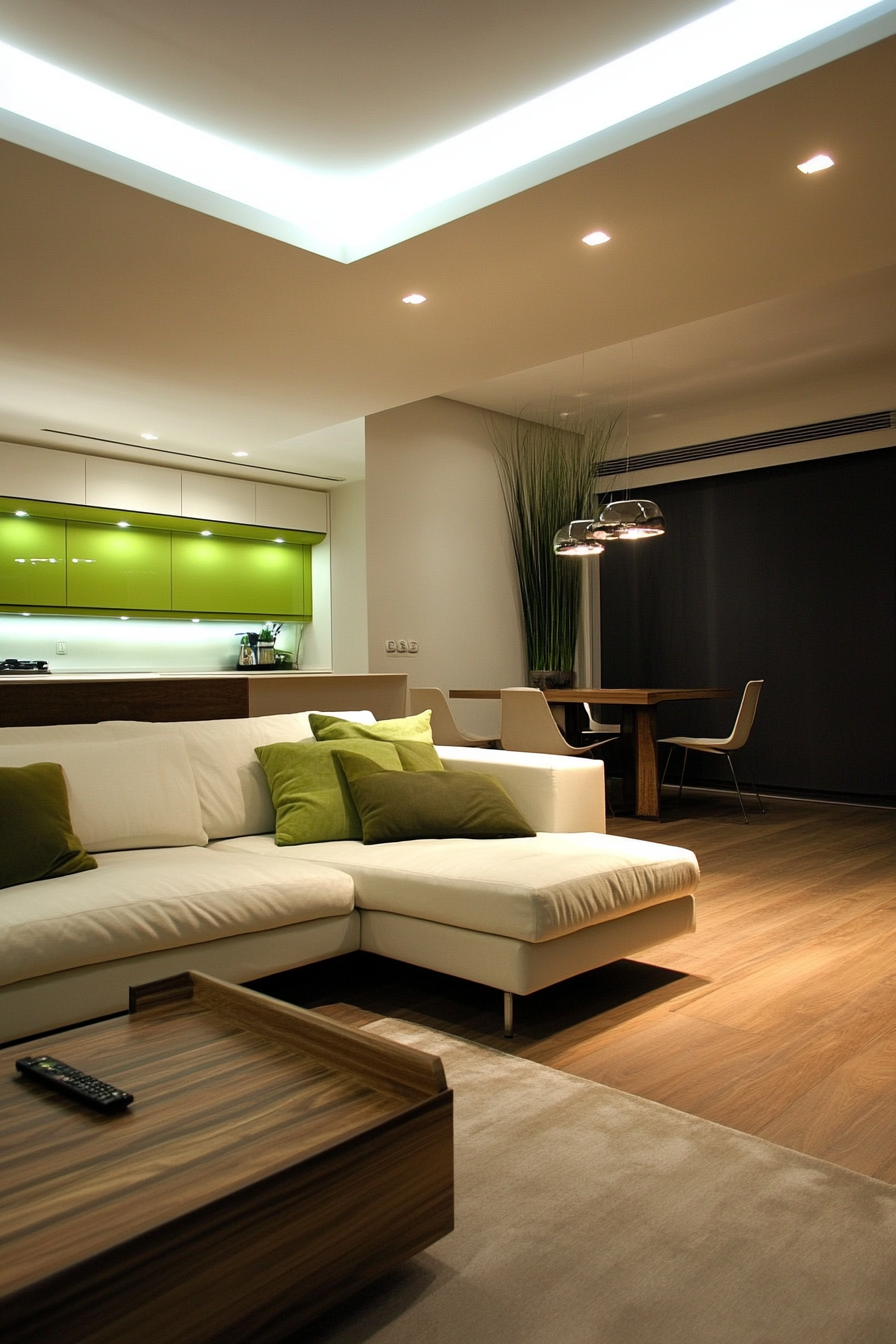 green-living-room-decor
