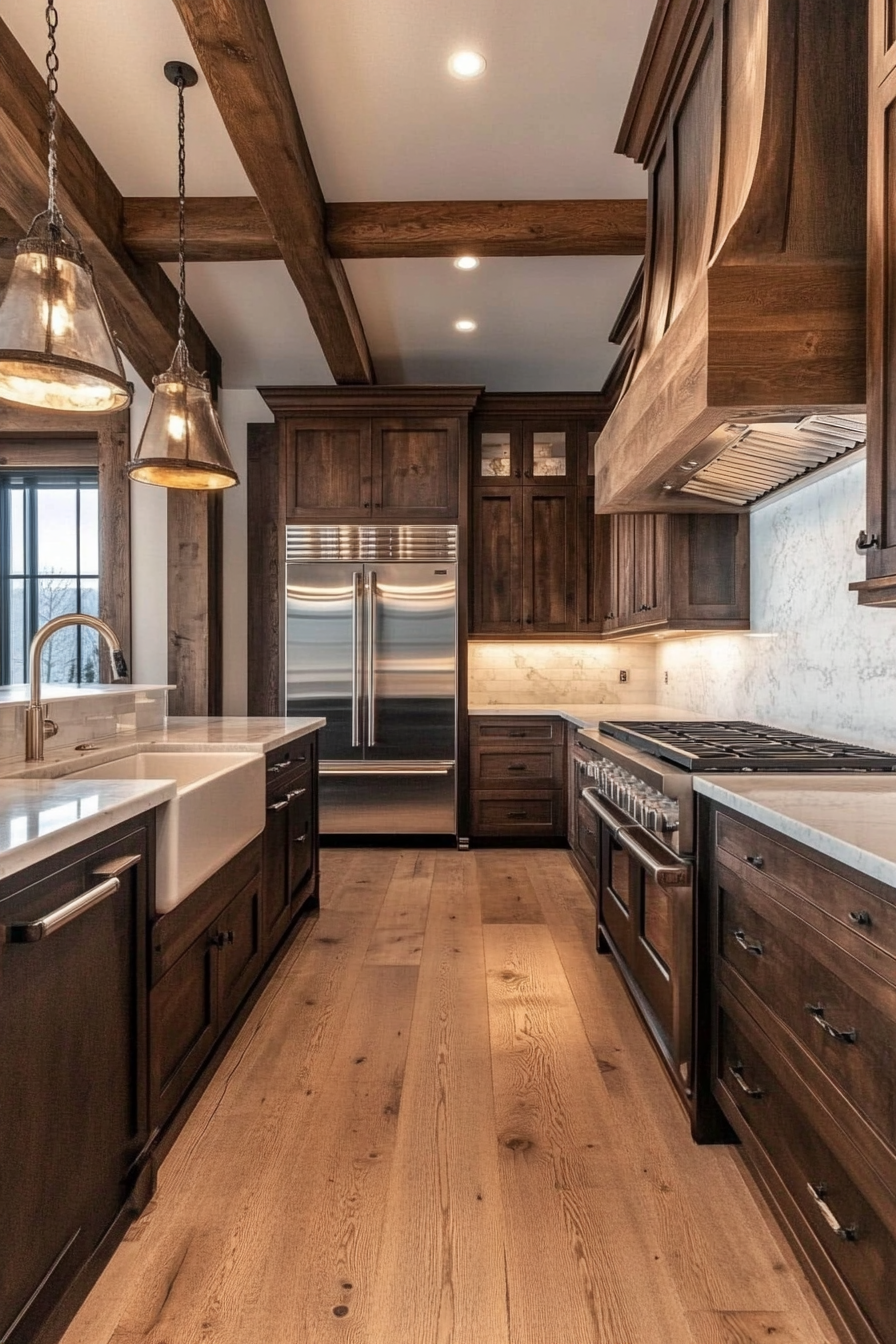dark-brown-cabinets-kitchen