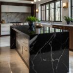 You Can’t Miss These  Trendy Black Countertop Kitchen Designs!