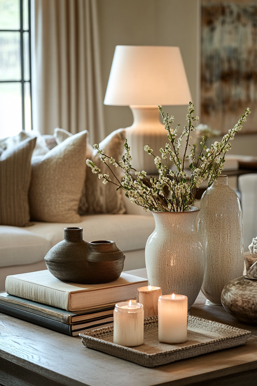 square-coffee-table-styling