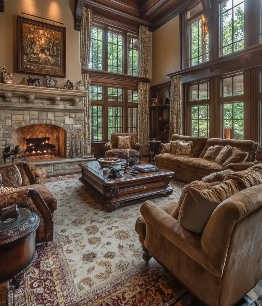 traditional living room