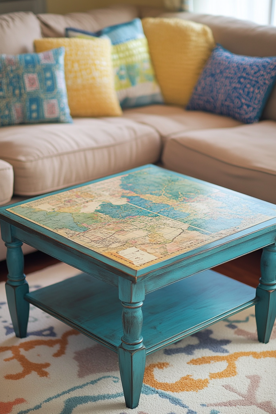 square-coffee-table-styling