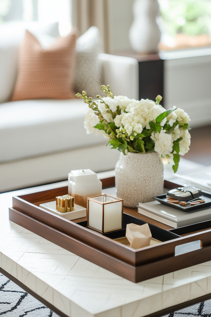 square-coffee-table-styling