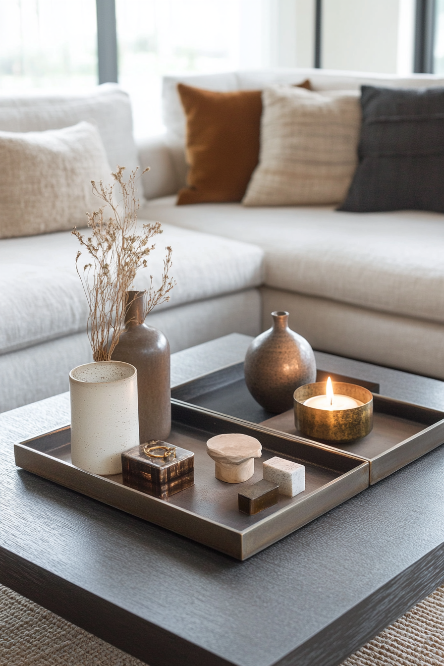 square-coffee-table-styling