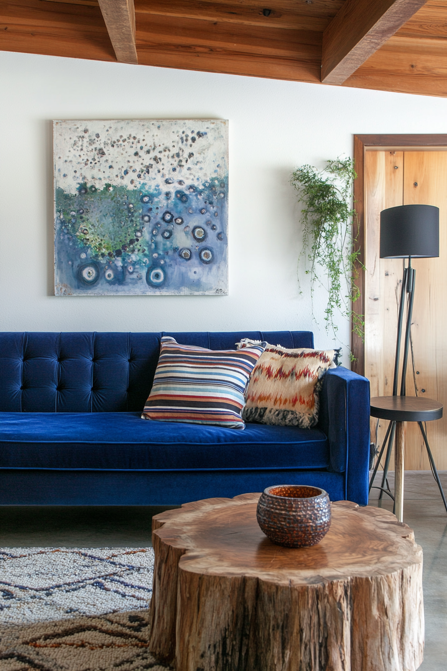 brown-and-blue-living-room