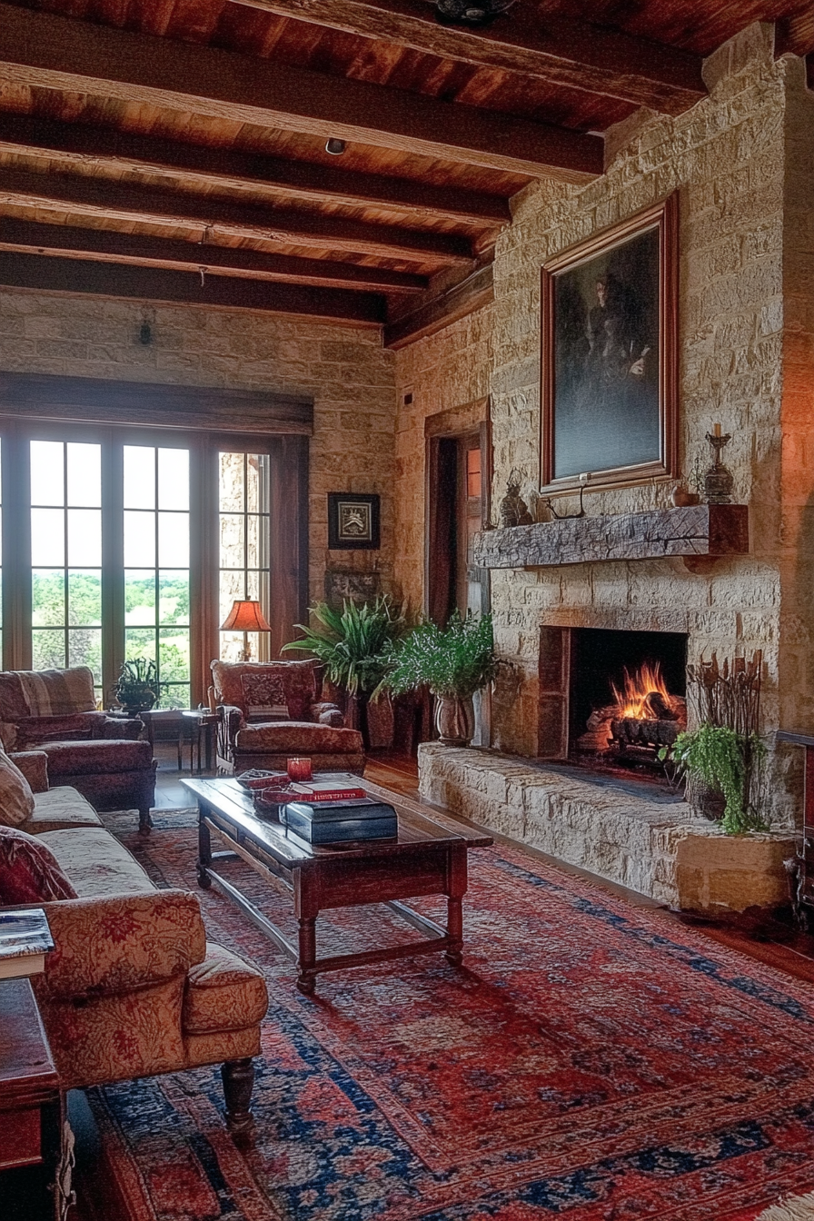 traditional living room