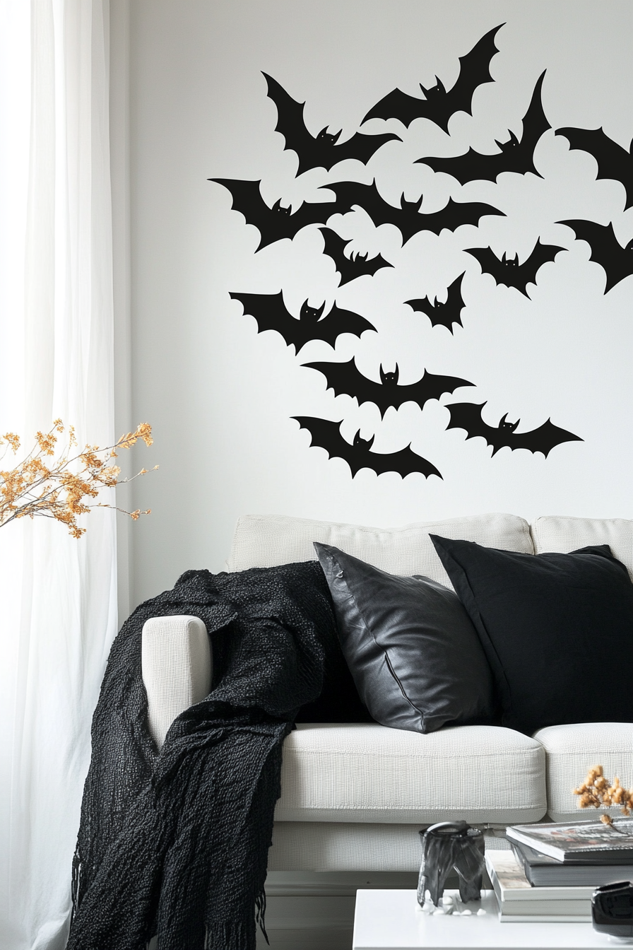 halloween-bats-on-wall