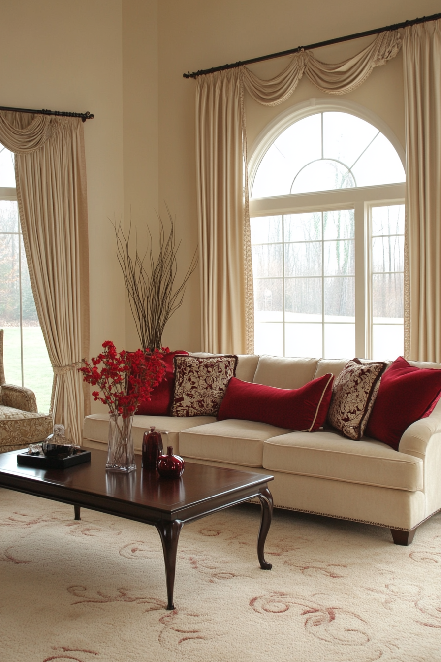 beige living rooms