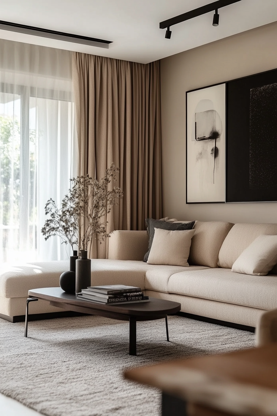 beige living rooms