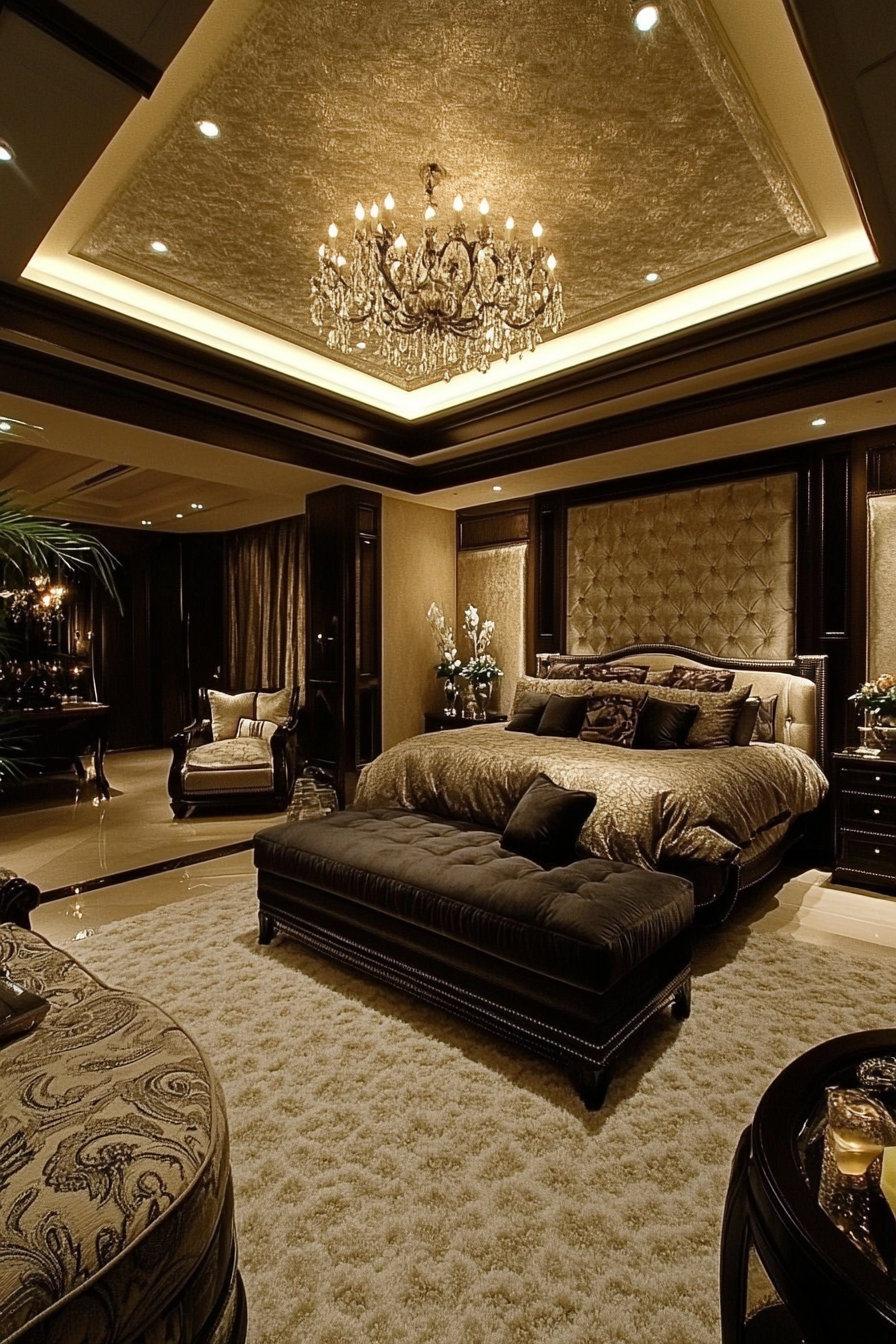 moody master bedrooms decor