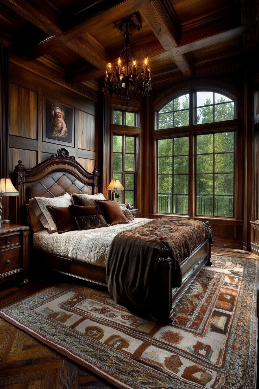 moody master bedrooms decor