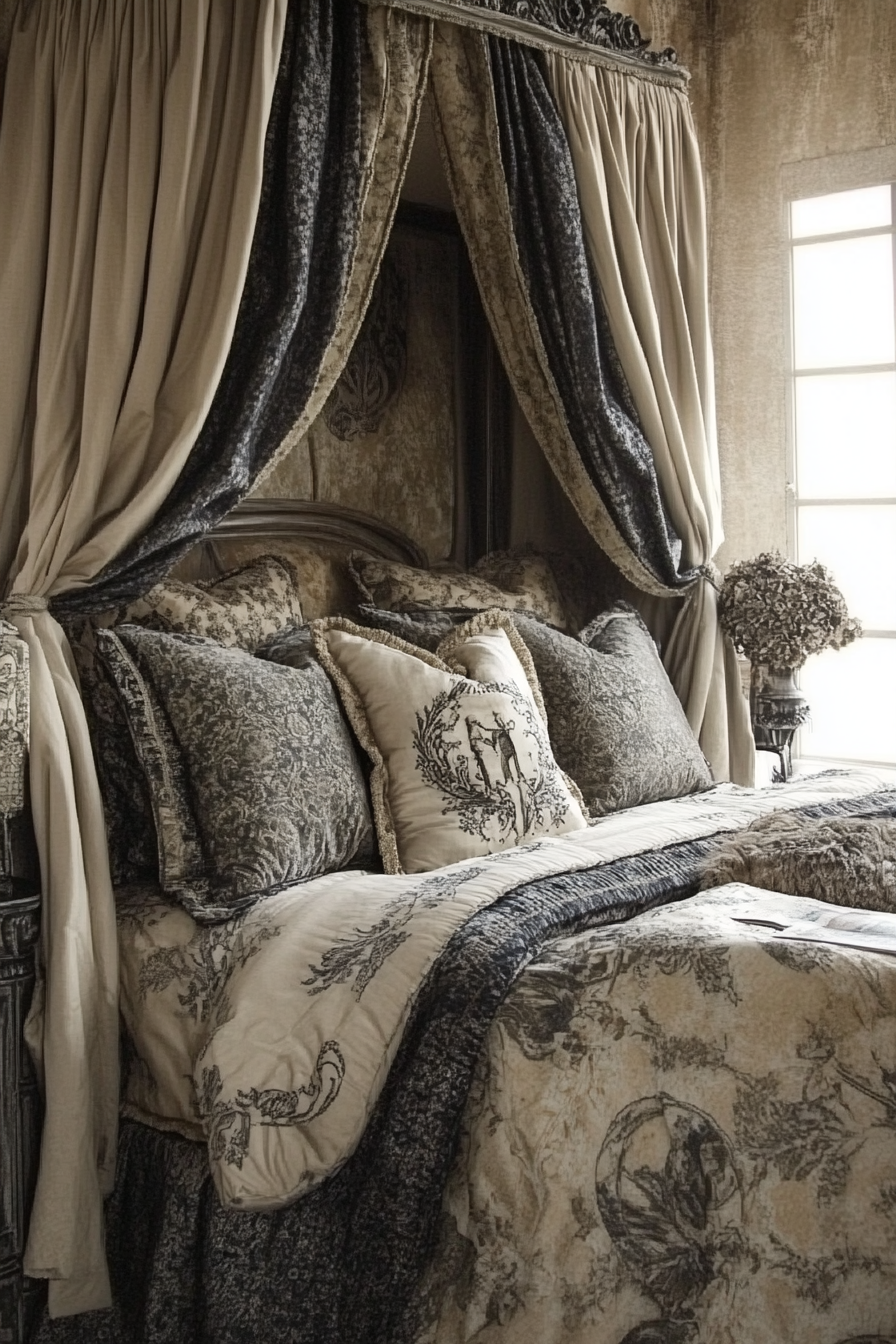 moody master bedrooms decor