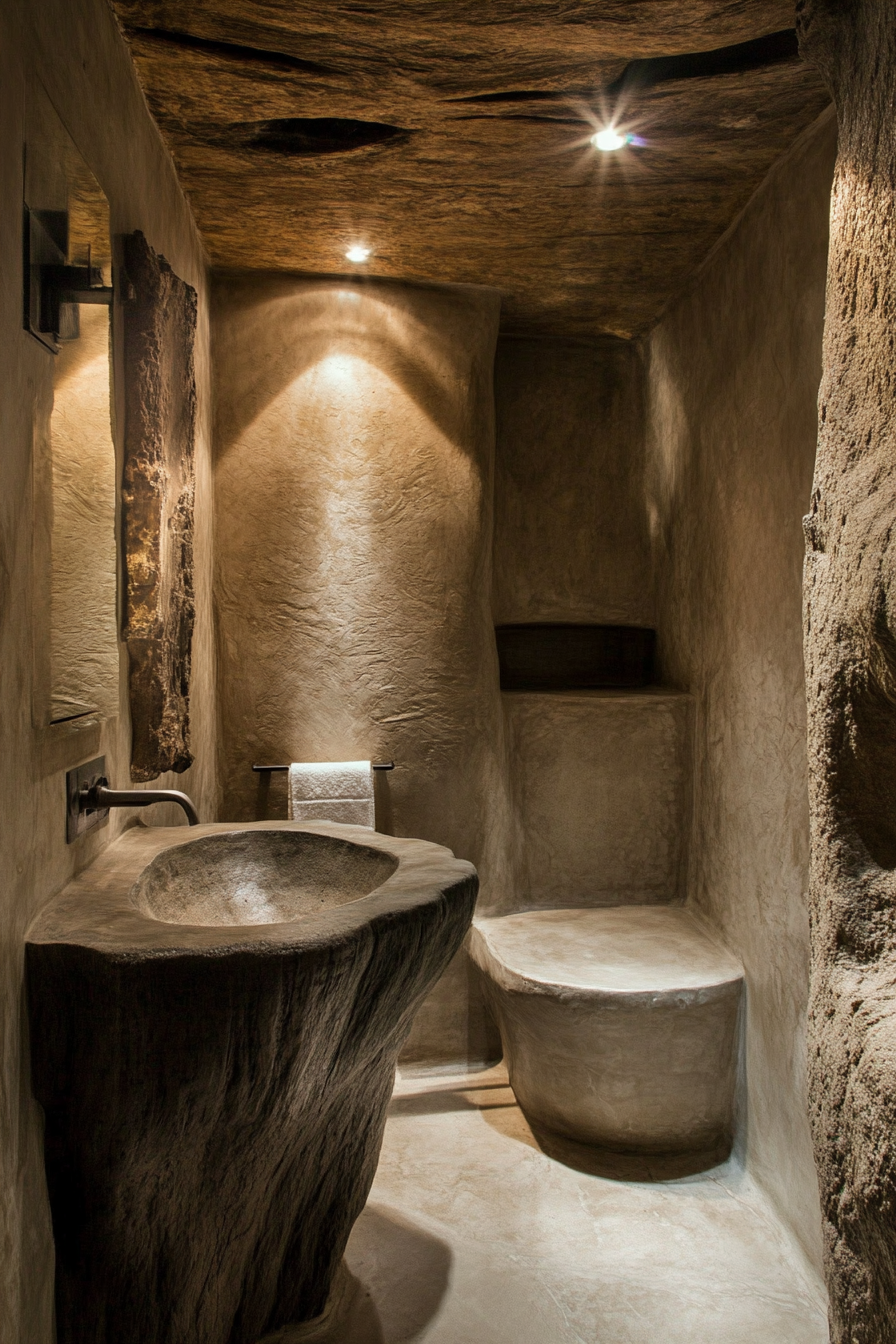 moody powder room