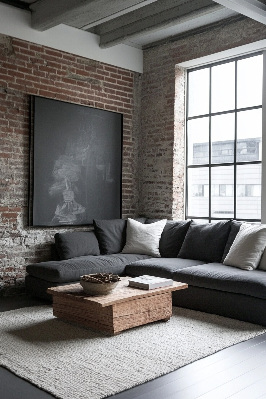 black-sofa-living-room-decor