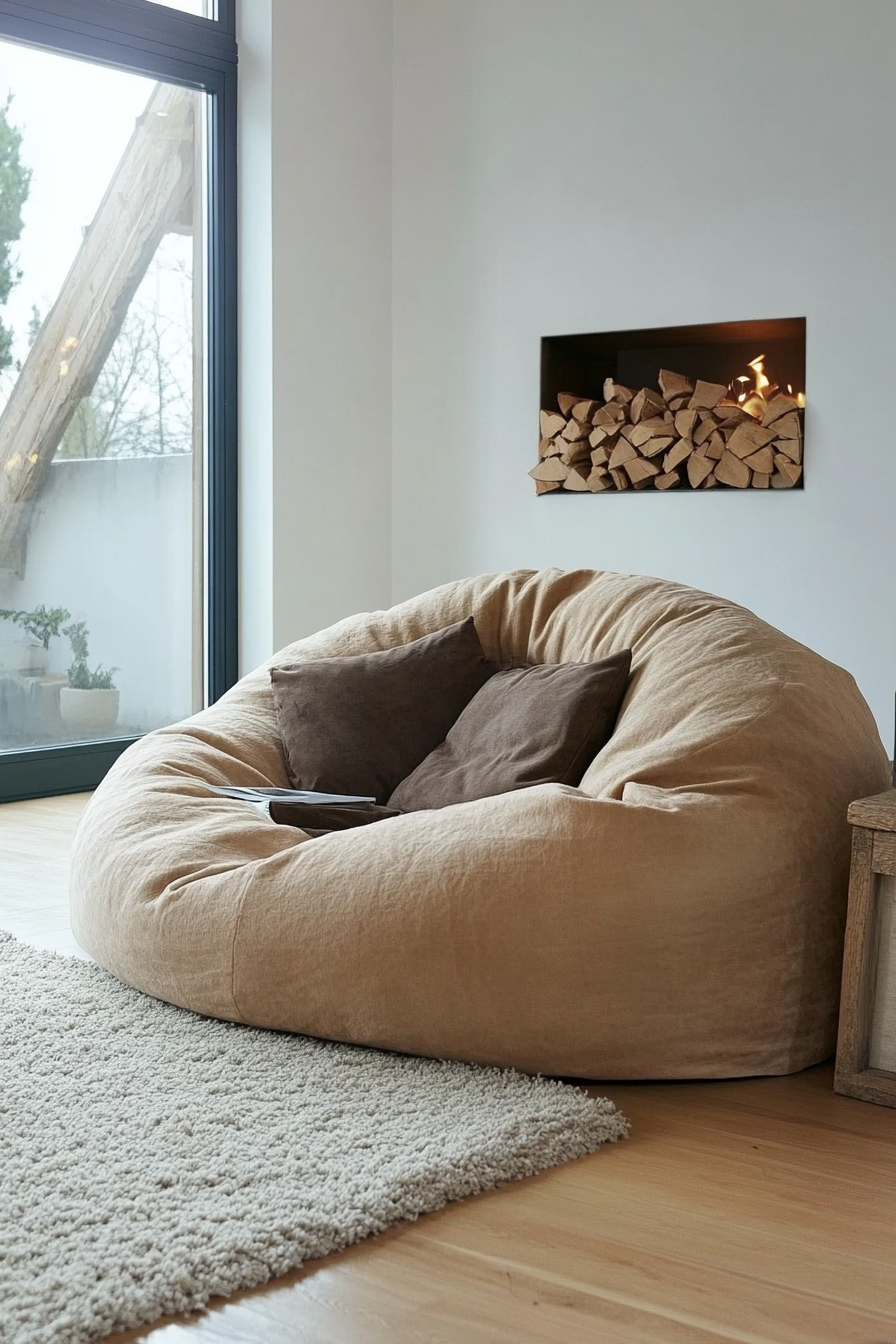 curved sofa