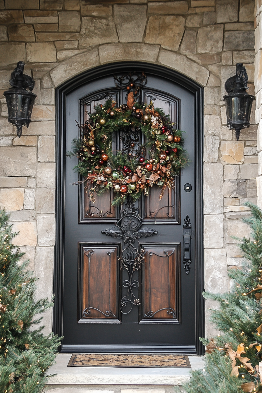 christmas-front-door-decor