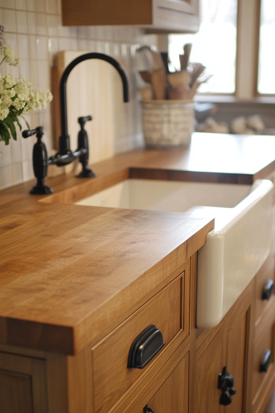 counter-tops-with-honey-oak-cabinets