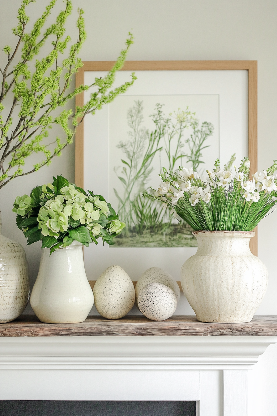 spring-mantel-decorating-ideas
