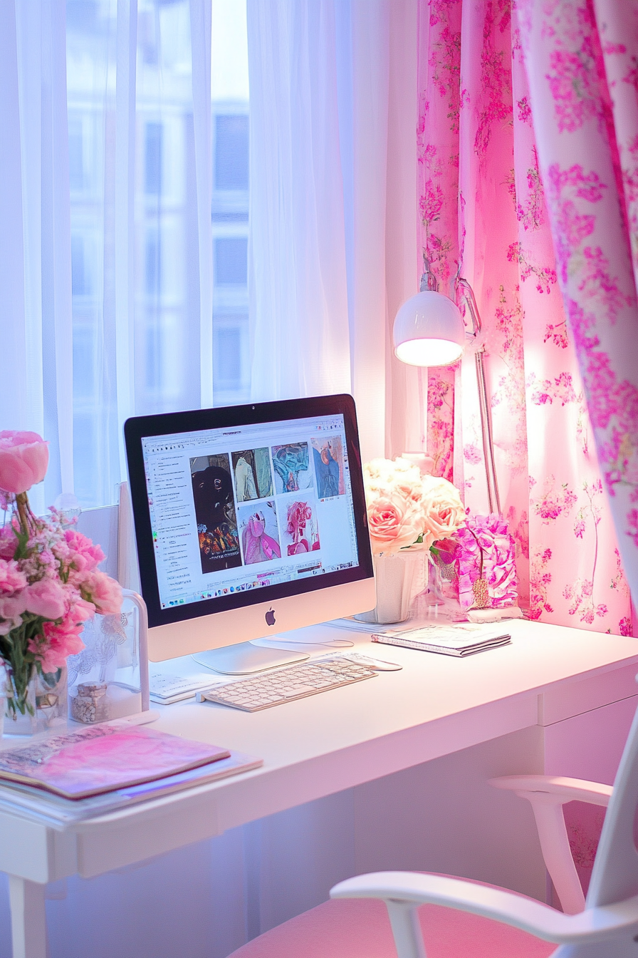 girly-cubicle-decor