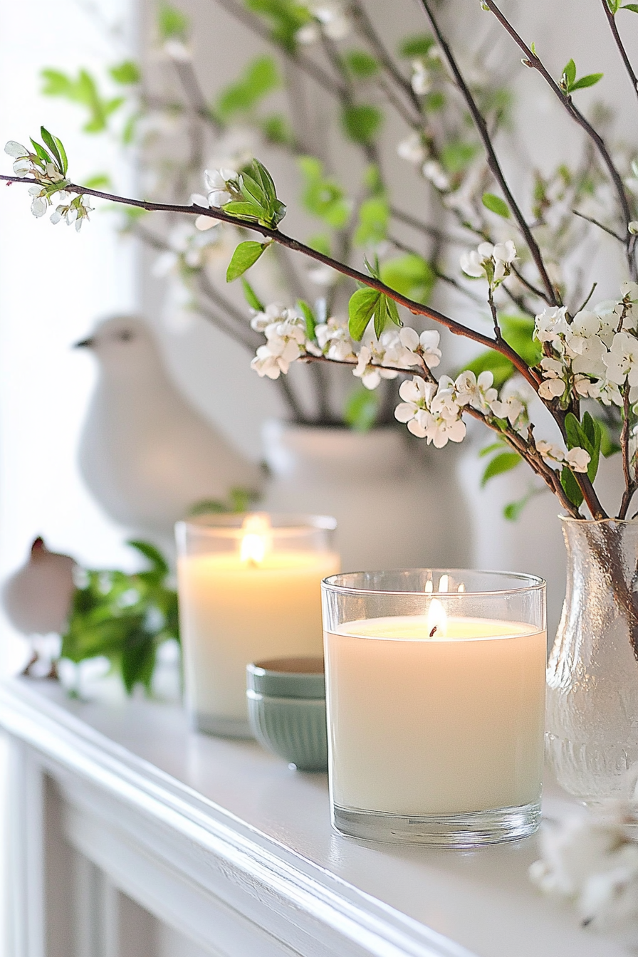 spring-mantel-decorating-ideas