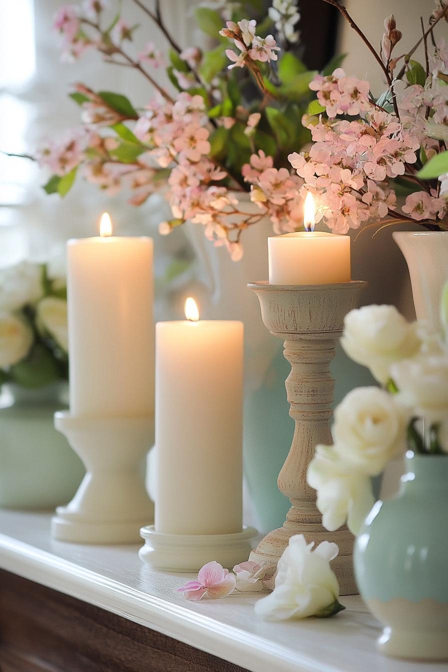 spring-mantel-decorating-ideas