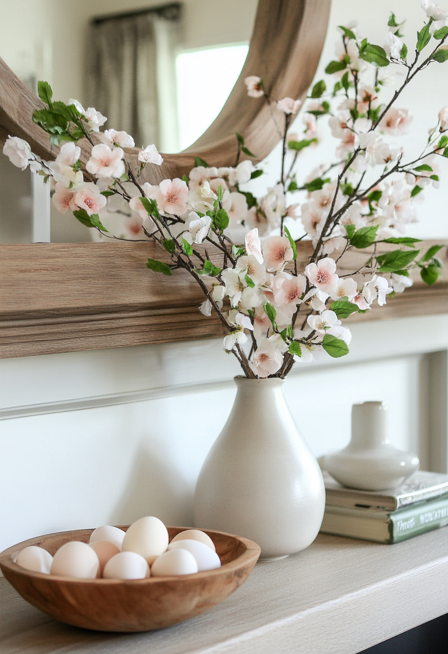 spring-mantel-decorating-ideas