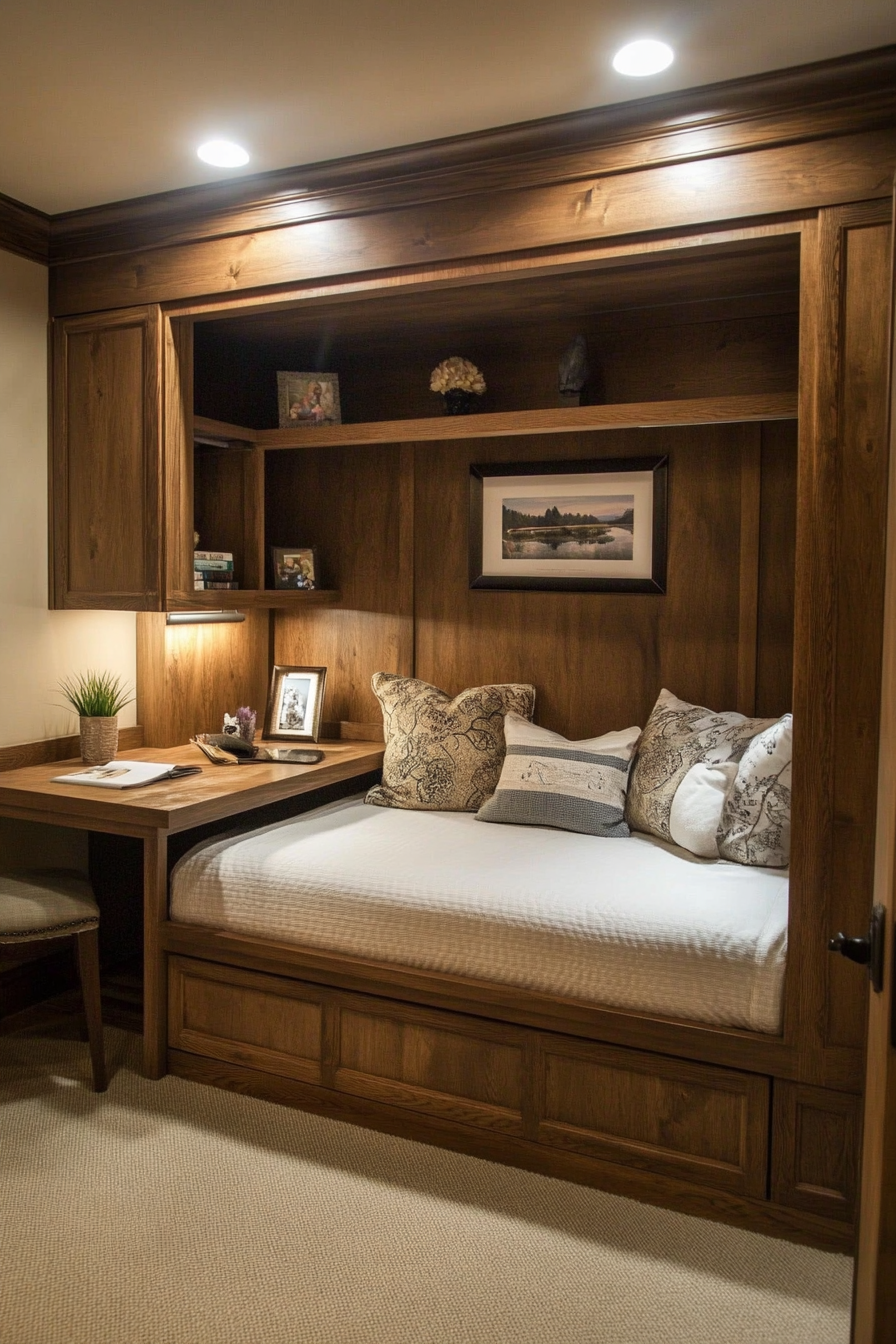 murphy bed desk