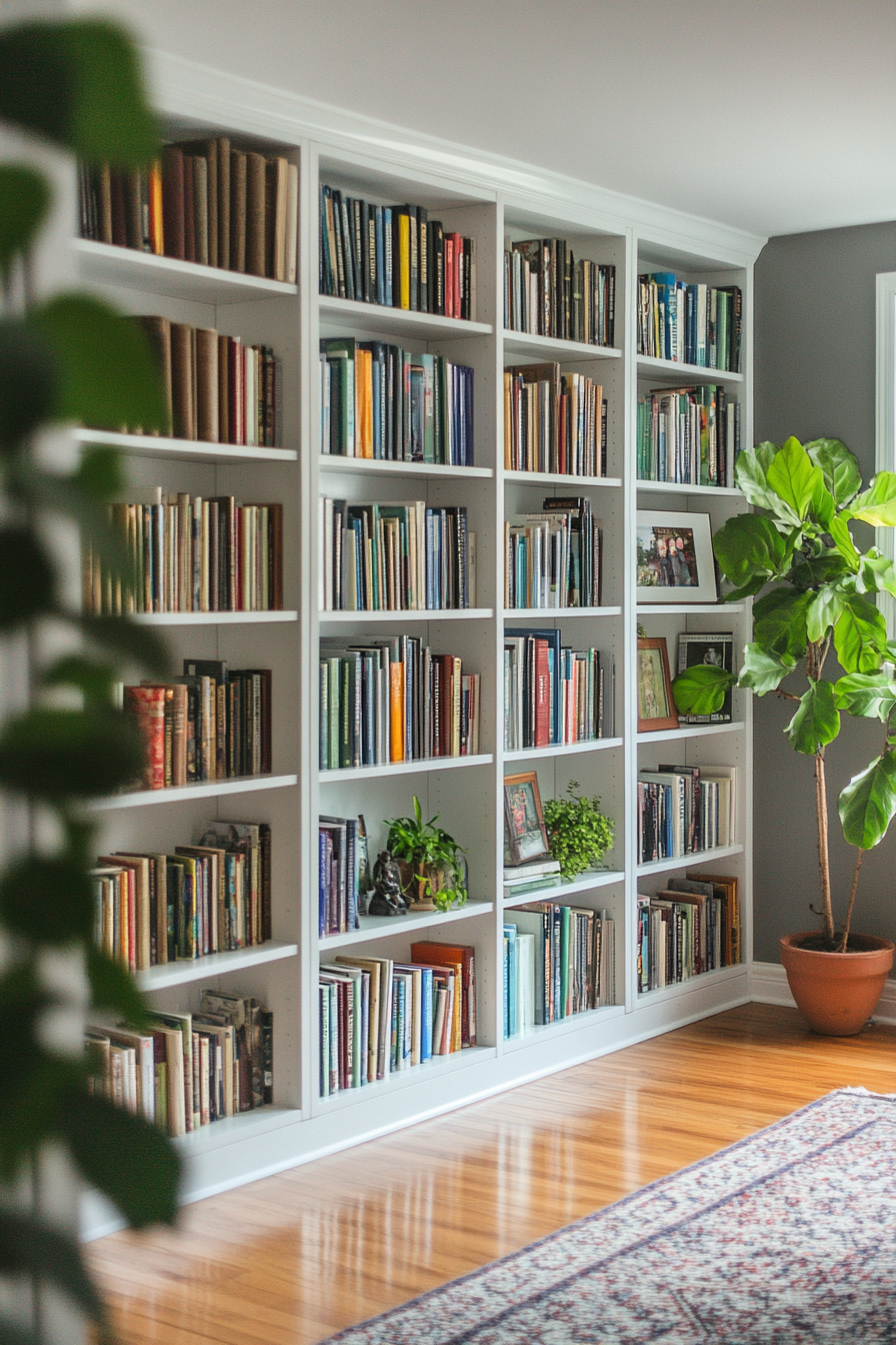  billy bookcase built-in ideas