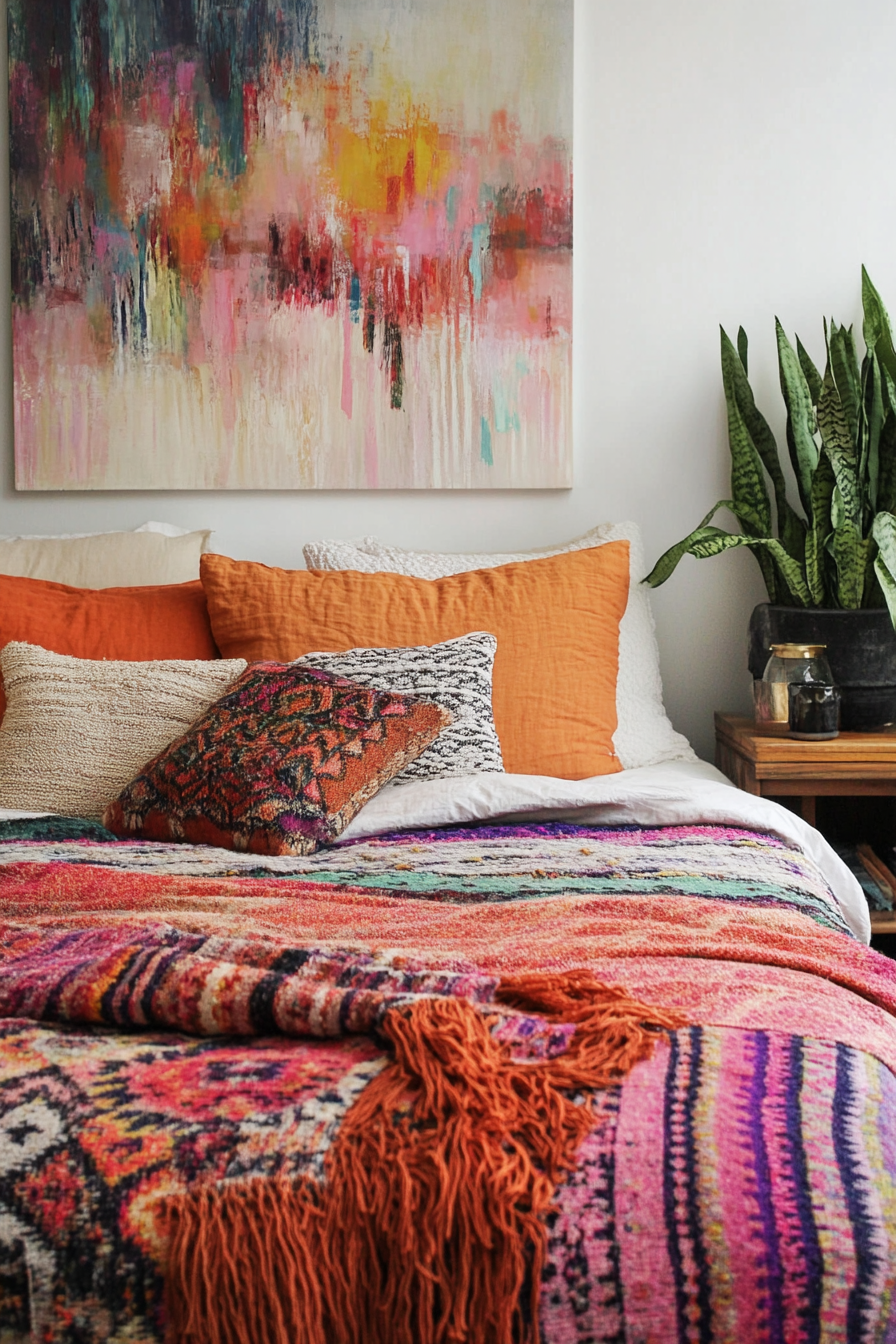 boho-no-headboard-ideas