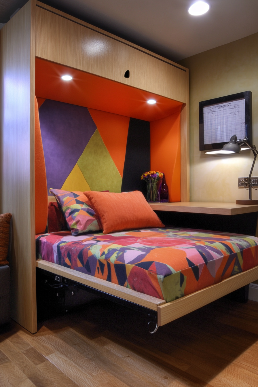 murphy bed desk