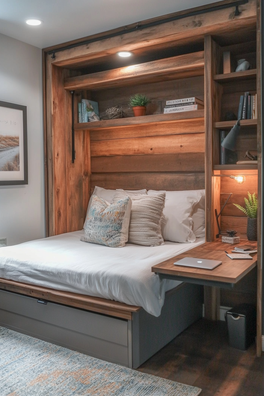 murphy bed desk