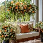 Chic Farmhouse Porch Swing Decorating Ideas