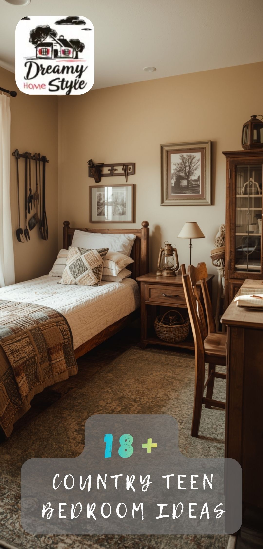 country teen bedroom